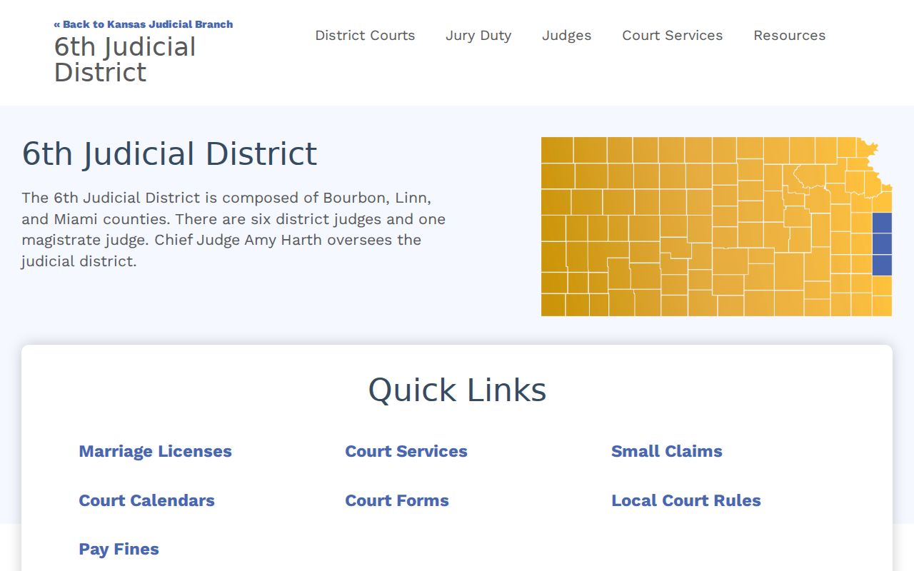 Kansas district court records access explanation comparing portal and courthouse terminal
