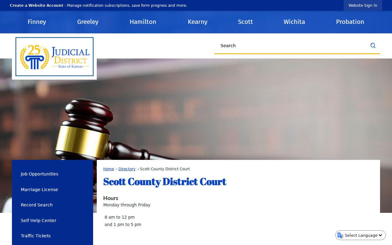25th Judicial District Scott County clerk staff directory